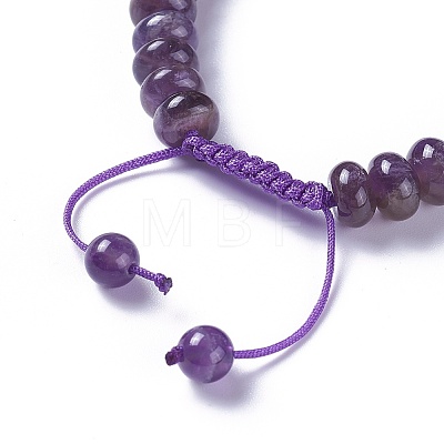 Adjustable Nylon Cord Braided Bead Bracelets BJEW-F369-C15-1