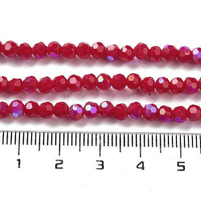 Opaque Glass Beads Strands EGLA-A035-P4mm-L16-1