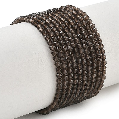 Natural Smoky Quartz Beads Strands G-Z164-B01-2.5mm-1