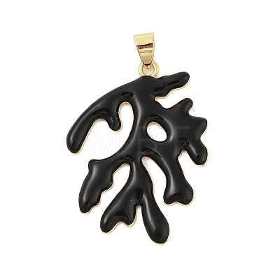 Rack Plating Brass Enamel Pendants KK-Z074-12G-1