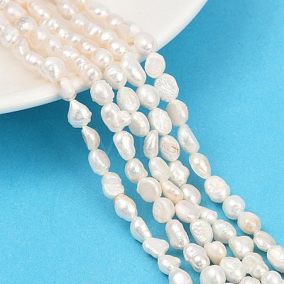 Natural Cultured Freshwater Pearl Beads Strands PEAR-P064-20H-01A-1