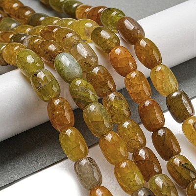 Natural Dragon Veins Agate Beads Strands G-A223-D11-01G-1