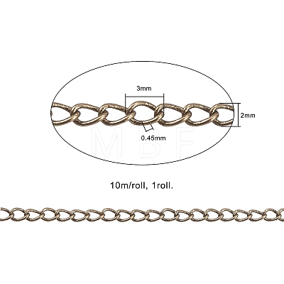 Brass Twisted Chains CHC-CJ0001-24AB-1