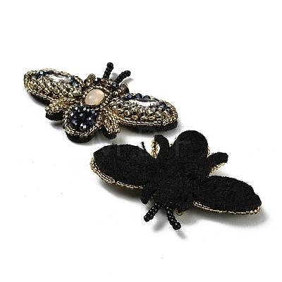 Bee Shape Felt Sew on Ornament Accessories LS-PATC-XCP0001-04-1