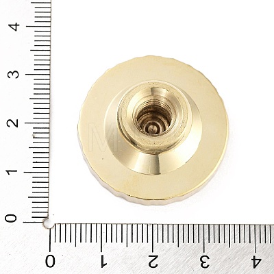 Tree Rings Brass Stamp Head AJEW-M036-02G-1