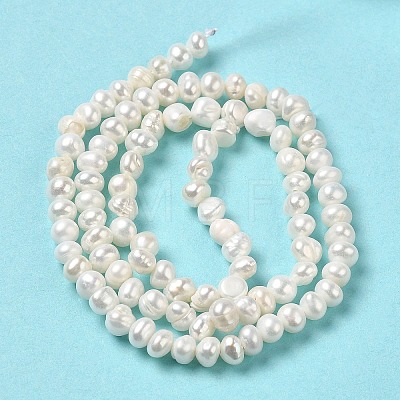 Natural Cultured Freshwater Pearl Beads Strands PEAR-E017-25-1