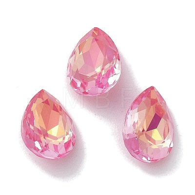 Glass Rhinestone Cabochons RGLA-G020-06B-502AM-1