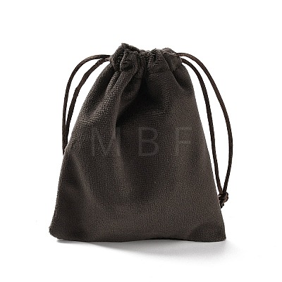 Velvet Jewelry Drawstring Storage Pouches ABAG-P013-02B-02-1