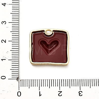 Alloy Enamel Pendants FIND-A051-09A-02G-1