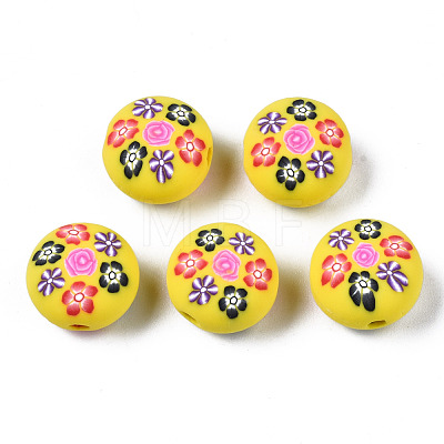 Handmade Polymer Clay Beads CLAY-N008-026G-1