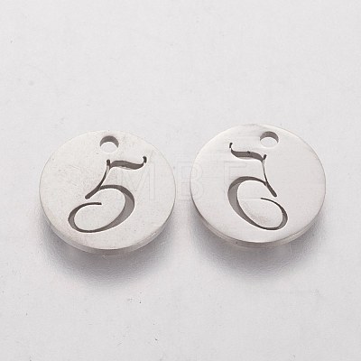 Non-Tarnish 201 Stainless Steel Charms STAS-Q201-T087-5-1