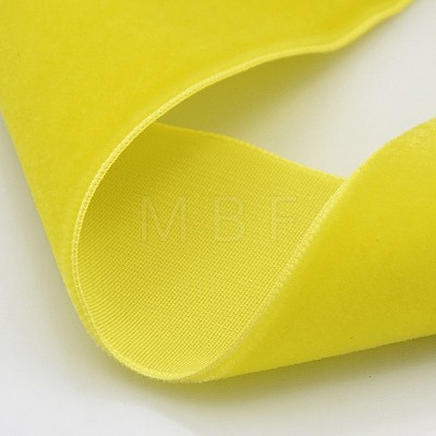 Polyester Velvet Ribbon for Gift Packing and Festival Decoration SRIB-M001-19mm-640-1