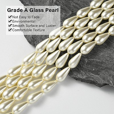 Grade A Glass Pearl Beads HY-AB426-EM107-1