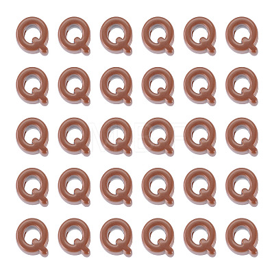 Opaque Acrylic European Beads OACR-TAC0019-006Q-1
