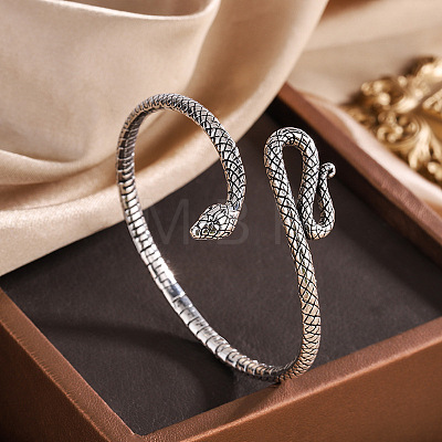 Vintage Brass snake shaped personalized temperament QS9857-1
