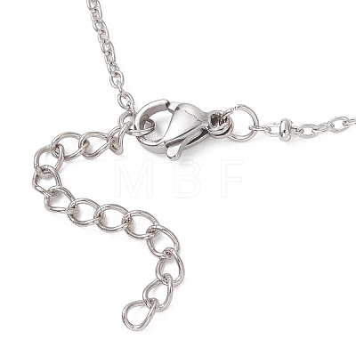 304 Stainless Steel Cable Chain Satellite Chain Bracelet Making BJEW-JB13164-02-1