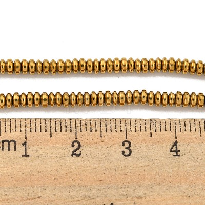 Electroplated Synthetic Non-Magnetic Hematite Beads Strands G-I360-C03-09-1