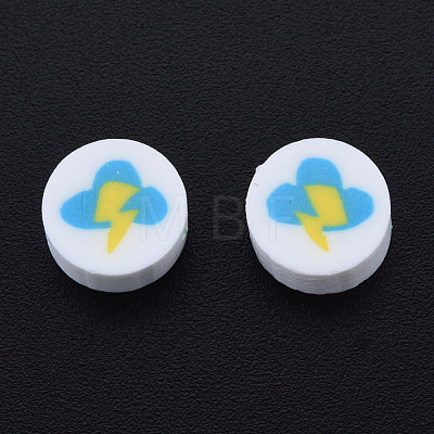 Handmade Polymer Clay Beads CLAY-N011-81B-1