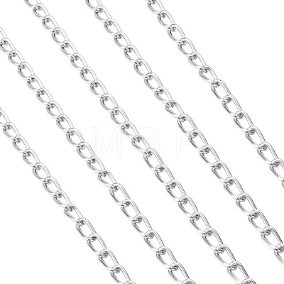 Aluminium Curb Chains X-CHA-T001-32S-1