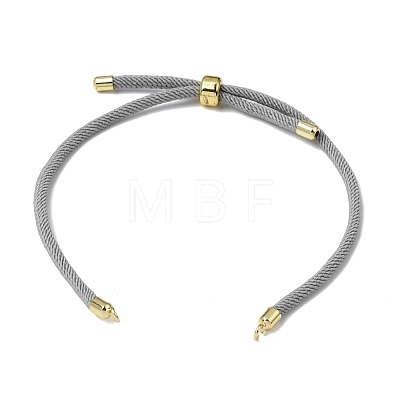 3MM Adjustable Round Nylon Braided Cord Bracelet Making FB-CBAA152-04G-32-1