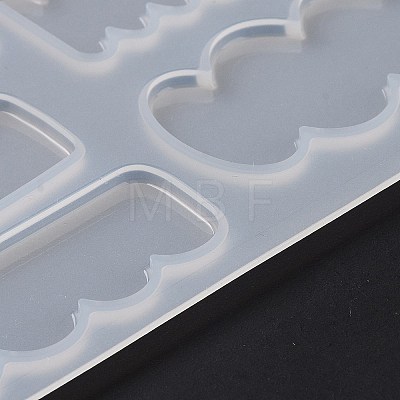 DIY Irregular Shape Cabochon Silicone Molds for Hair Clips DIY-L069-01C-1