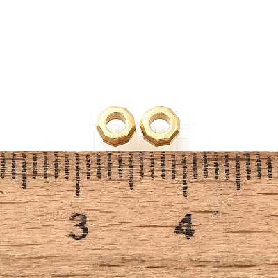 Brass Beads KK-K398-05B-G-1