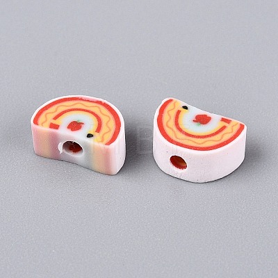 Handmade Polymer Clay Beads CLAY-Q253-16A-1