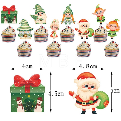 8Pcs Christmas Cupcake Toppers PW-WG20D8B-01-1