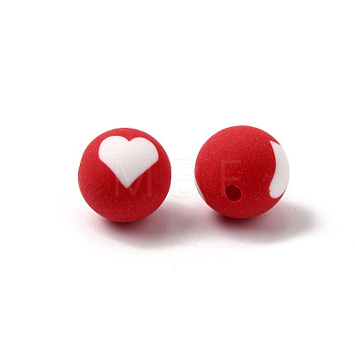 Handmade Polymer Clay Beads X-CLAY-I011-01B-03-1