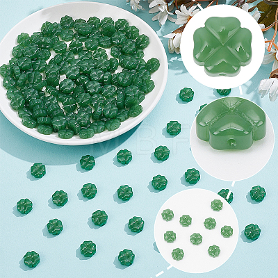 160Pcs Spray Painted Glass Beads GLAA-SC0003-42-1