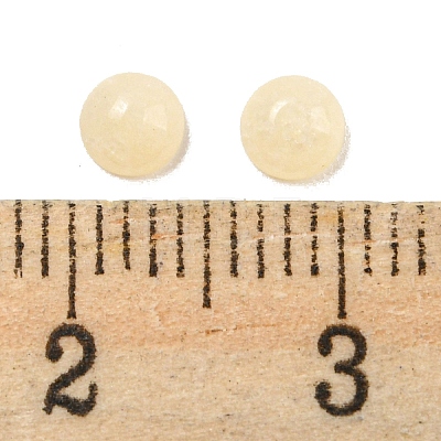 Natural White Jade Dyed Cabochons G-H309-03-24-1