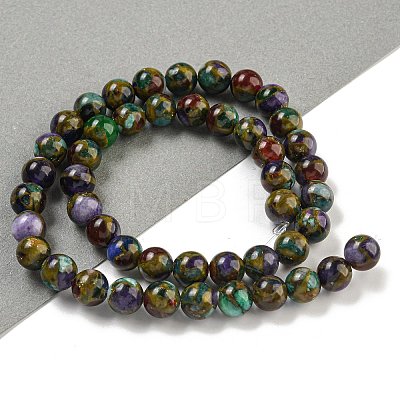 Synthetic Gold Clinquant Stone Beads Strands G-P549-A01-01B-1