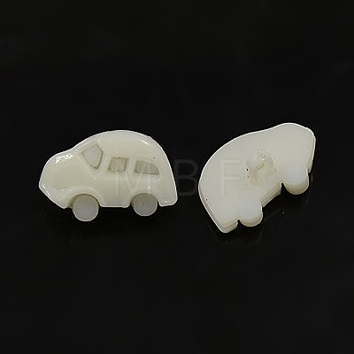 Acrylic Shank Buttons BUTT-E022-A-01-1