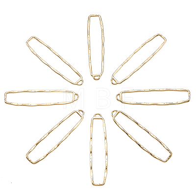 10Pcs Alloy Open Back Bezel Big Pendants PALLOY-TAG0001-01-1