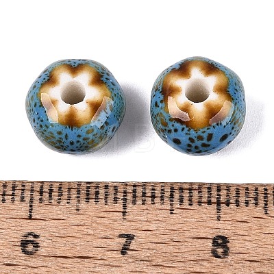 Vintage Handmade Porcelain Beads PORC-Q006-07S-1