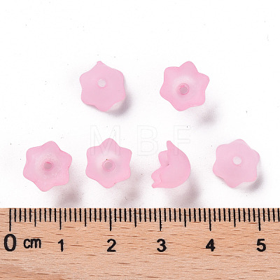 Transparent Acrylic Beads Caps PL543-4-1