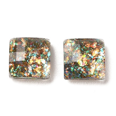 Resin Imitation Opal Cabochons RESI-H148-15-1