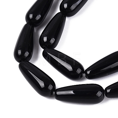 Opaque Glass Beads Strands GLAA-Q113-03A-C06-1