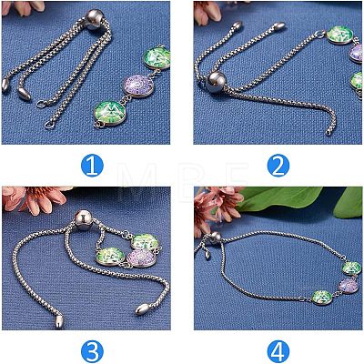 Unicraftale 304 Stainless Steel Box Chain Necklace Making MAK-UN0001-05P-1