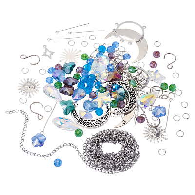 DIY Star Moon Suncatcher Making Kits DIY-TA0013-80-1