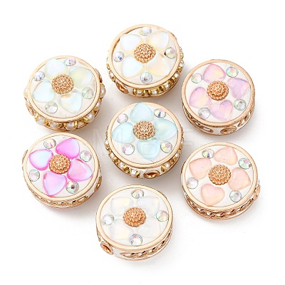 Handmade Resin Indonesia Round Beads IPDL-P005-03KCG-M-1