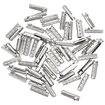 150Pcs Brass Aglets for Shoelaces KK-CY0001-14P-1
