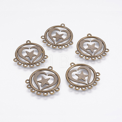 Tibetan Style Alloy Chandelier Components PALLOY-G196-01AB-1