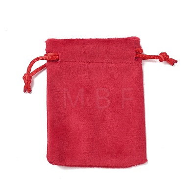 Velvet Jewelry Drawstring Storage Pouches ABAG-P013-02A-1