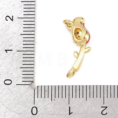 Brass Micro Pave Cubic Zirconia Pendants KK-H273-35G-03-1