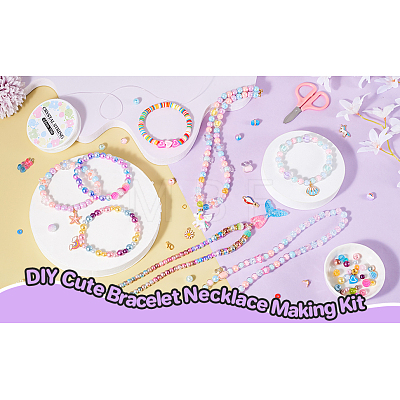 DIY Cute Bracelet Necklace Making Kit DIY-TA0003-95-1