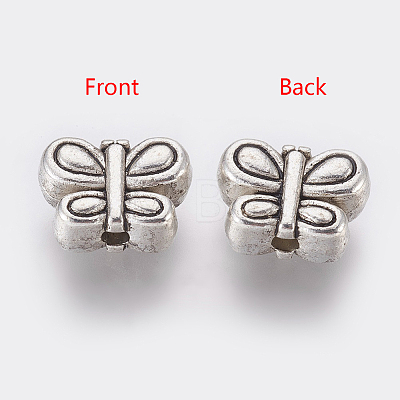 Tibetan Style Alloy Beads X-TIBEB-6715-AS-R-1