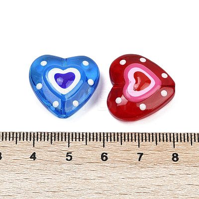 Handmade Lampwork Beads Strands LAMP-R004-06B-01-1