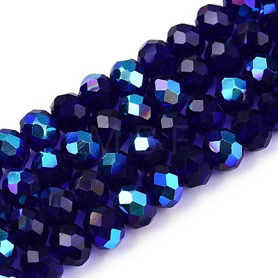 Electroplate Glass Beads Strands LS-EGLA-A044-T6mm-L06-1