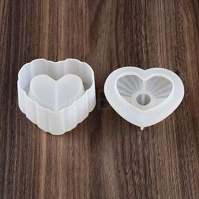 Heart DIY Candle Cup Silicone Molds DIY-Q037-11A-1